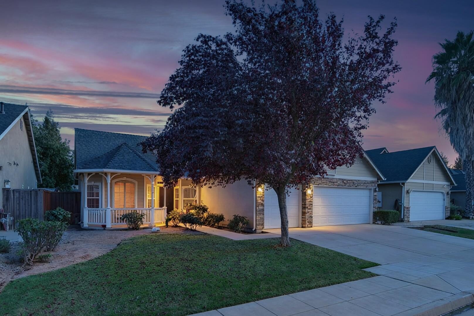 Visalia area home photographed for a listing